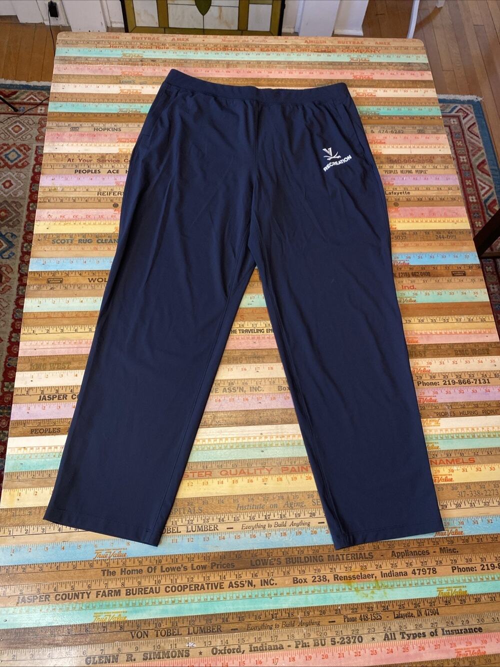 NEW Virginia UVA Cavilers Womens XL Athletic Black Pull‎ On Pants Storm Creek